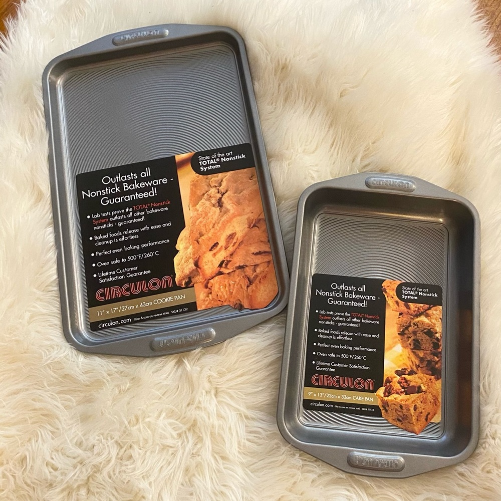 Circulon Cale and Cookie Pans Set of 2